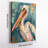 Impressionist Pelican Portrait - 24" x 36" Large Gallery Wrapped Canvas Graphic Art
