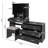 Makeup Vanity Set with Lights, USB & Power Outlet and 8 Drawers-770523656
