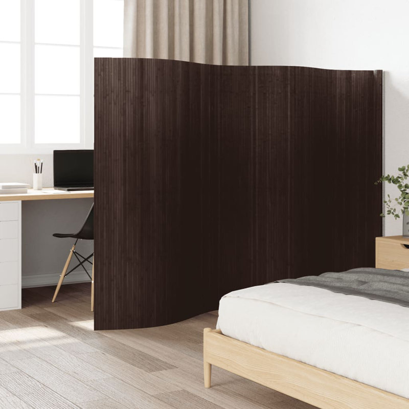 Paravent vidaXL clair naturel largeur 157,5 po hauteur 65,0 po bambou, H 65 po x l 157,5 po, Clair naturel