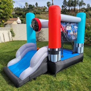 Star Wars Outdoor Bounce House with Slide