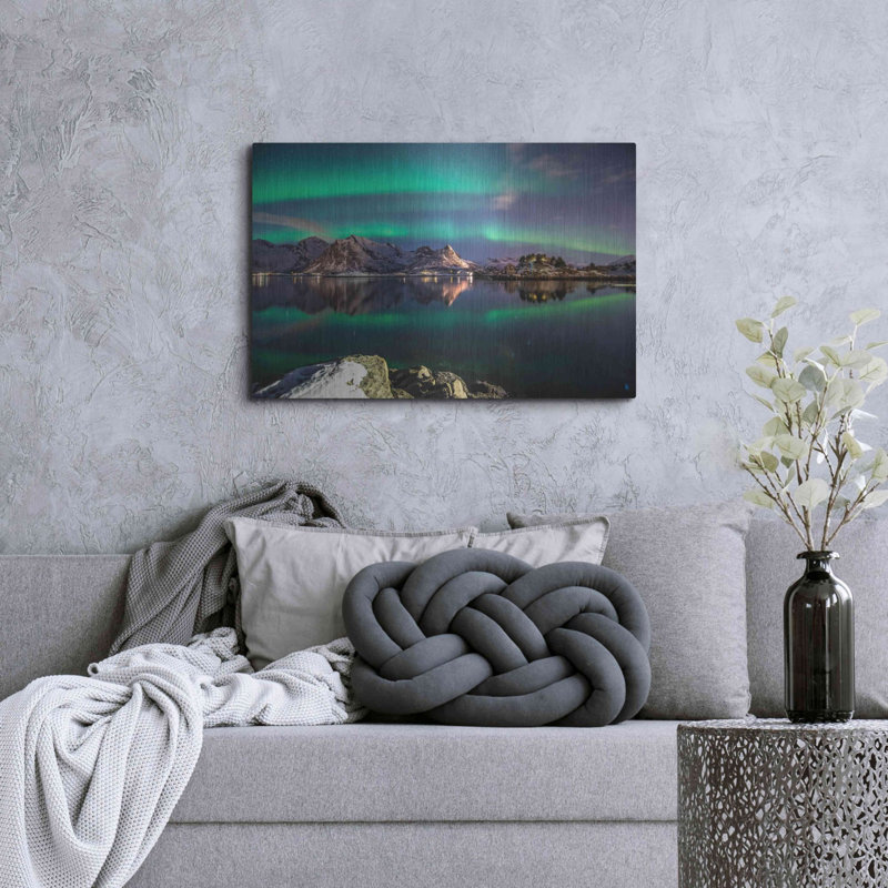 «Northern Light Aurora Borealis» par Luxe, H 24 po x l 36 po