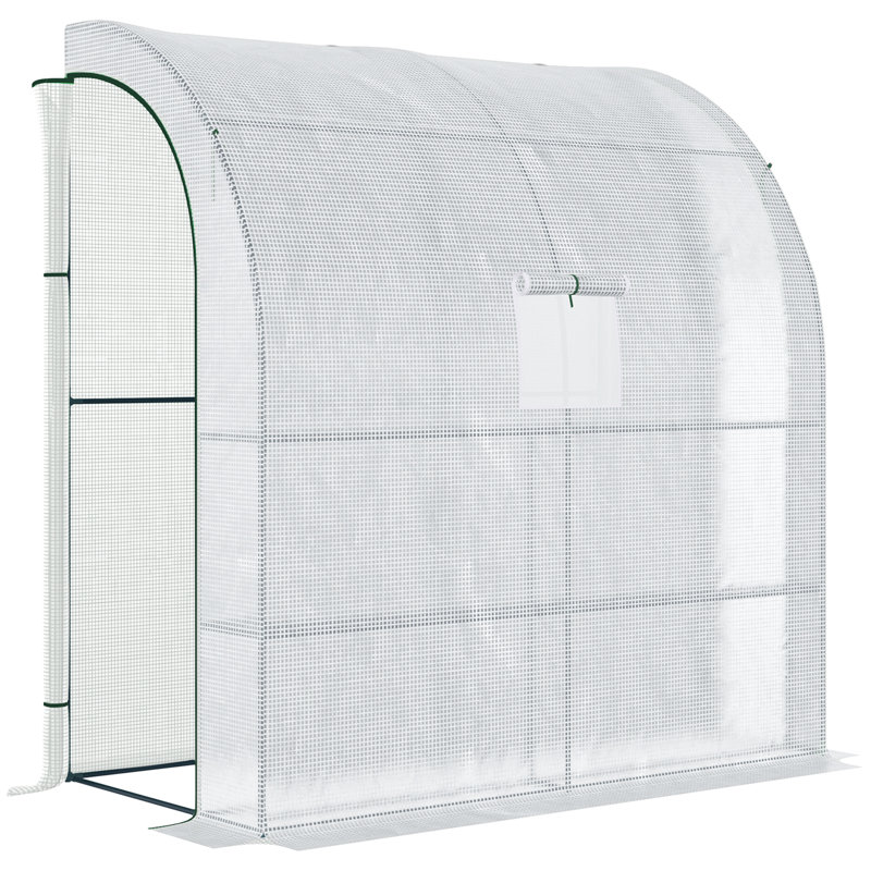 6.6 Ft W x 3.3 Ft D Mini Greenhouse, Black