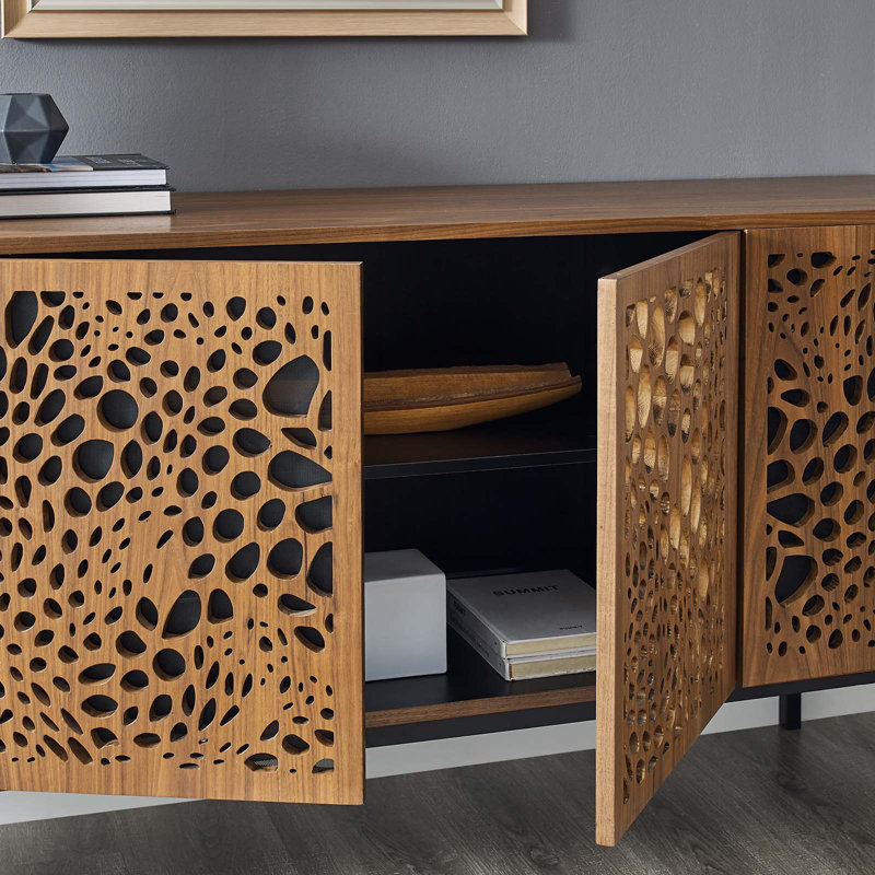 Yosemite 73" Wood TV Stand in Walnut by Modway