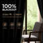 Panneau de rideau 100% occultant, isolant et isolant, avec passe-tringle Isio-1473084704-1473084733