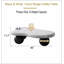 Table basse en forme de nuage avec 3 pieds sphériques-848548131-856897099-853819576