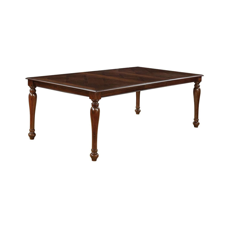 Table de salle à manger l 83,6 po, cerisier brun / espresso