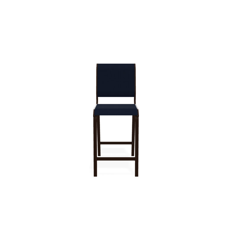 Tabouret de bar 26 po Holna, Bleu marine 13D Sunbrella®, Kona texturé