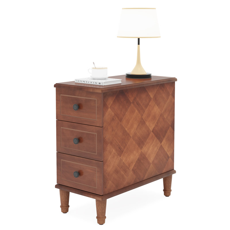 3-drawer End Table, No Assembly Required