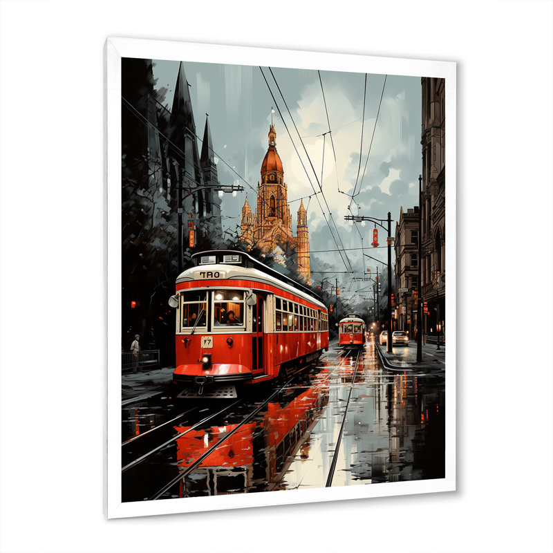 Lynese " Toronto Urban Contrast I ", White Picture Framed, 32" H x 24" W x 1" D