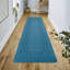 Blue Non Slip Rocco Area Rugs & Runners – Luxury Living Room Carpet, Bedroom Rug, Kitchen Floor Mat & Hallway Door Mat-634254712