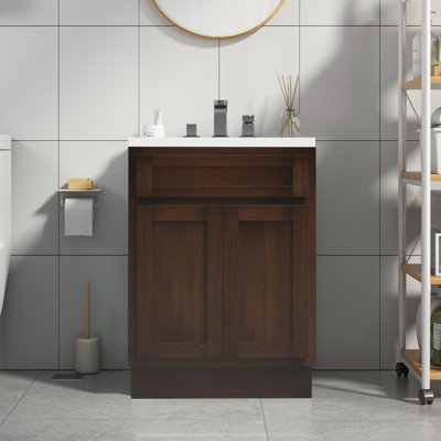 24'' Single Bathroom Vanity Base Only