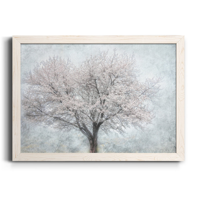 «A Feel Of Spring II» - Toile encadrée de qualité supérieure - prête à être accrochée, Blanc, H 24 po x l 18 po x P 1,5 po