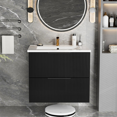 Meuble-lavabo 24 po avec lavabo en céramique