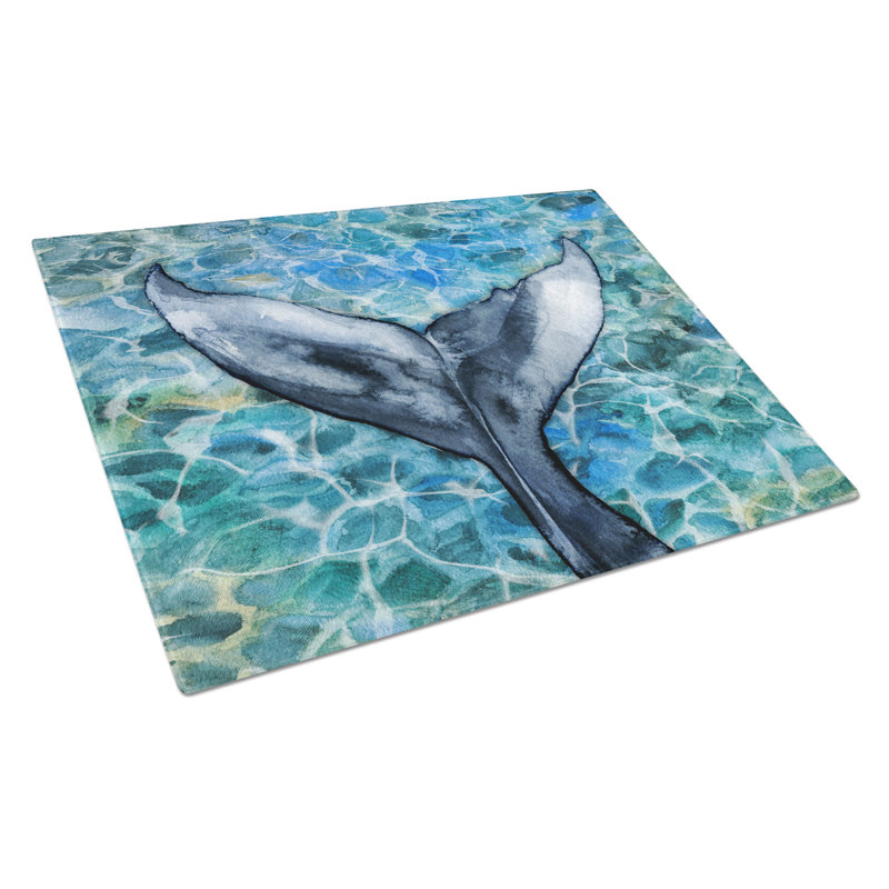 Planche à découper pour la baleine en verre à trésors caroline Under Water