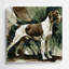 Dogs German Shorthaired Pointer, art mural en métal beige-317514316