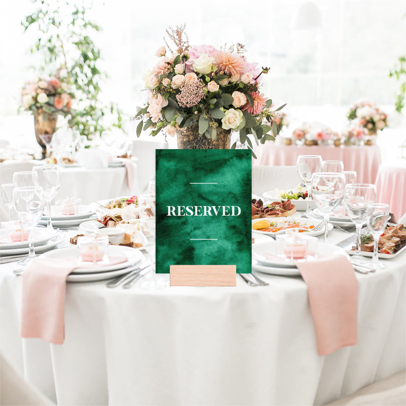 Décor de mariage et signes