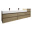 Meuble-lavabo double mural Albizu-69316017