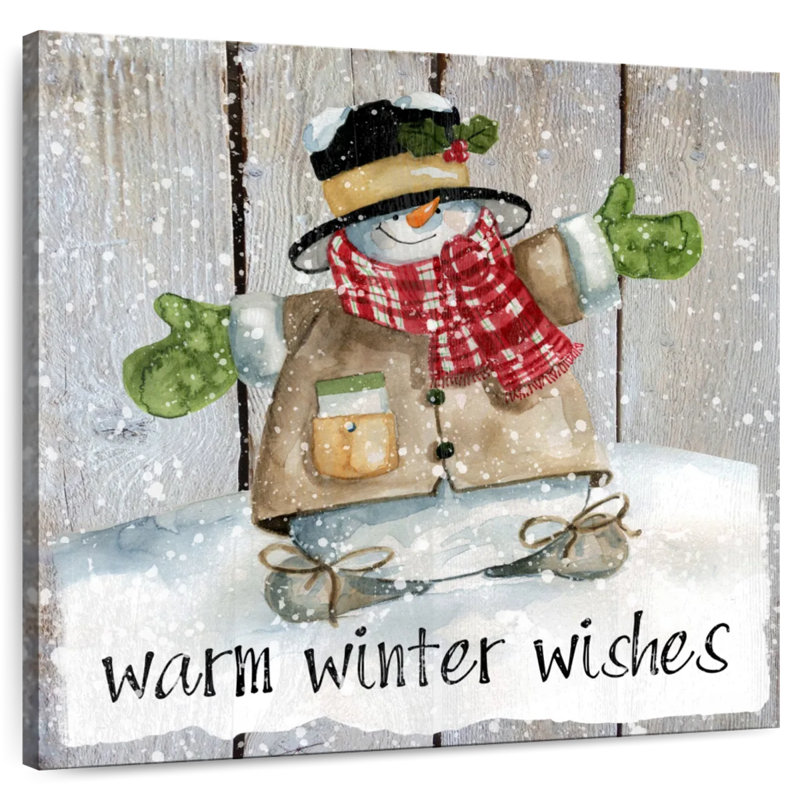 Bonhomme de neige Lelend Winter Wishes