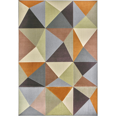 Maquoit Abstract Flat Weave Area Rug