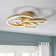 Shawntae 3-Light LED 50W Modern Flush Mount Ceiling Fixture Remote Dimmable