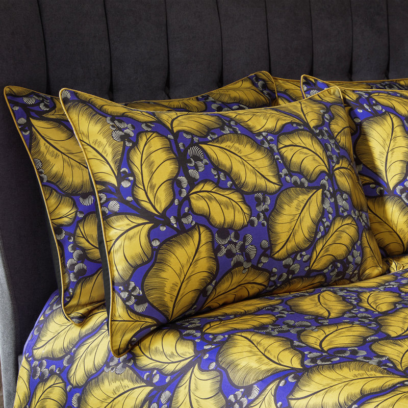 Sateen Housewife Pillow Case, Ochre