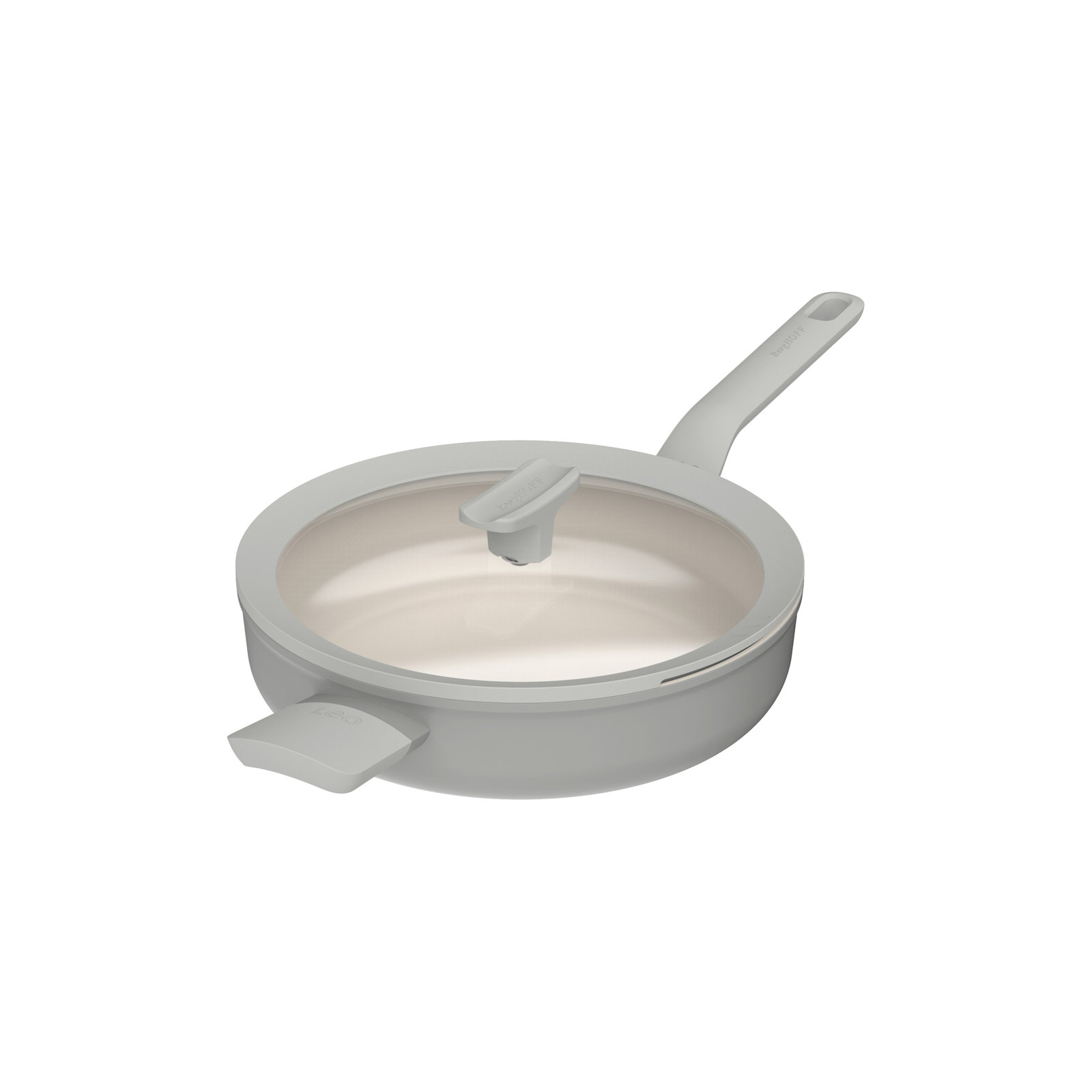 3.1 Quarts Non-Stick Aluminum Saute Pan, Gray