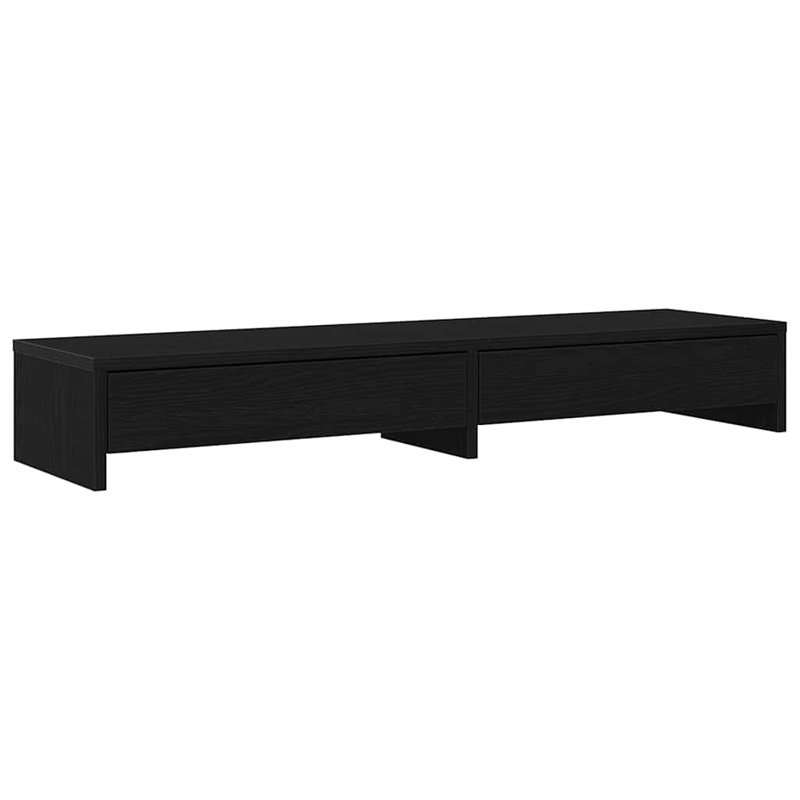 Barra Manufactured Wood Monitor Stand, Black Oak, 15cm H x 100cm W x 27cm D