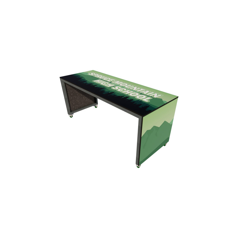 Mobile Conversation Table, 96" L x 36" W