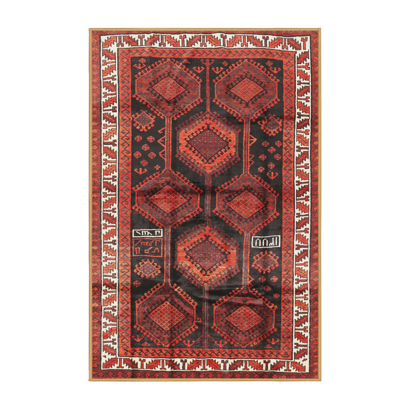Tapis rouge à motif sud-ouest, Rectangle 7 pi x 10 pi