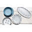 Assiette plate organique en mélamine NewWave - bleu - 10,5 po - ensemble de 6-121972357
