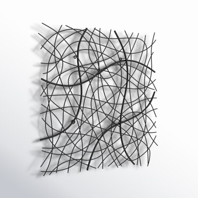 Handmade Modern Abstract Wall Decor on Metal