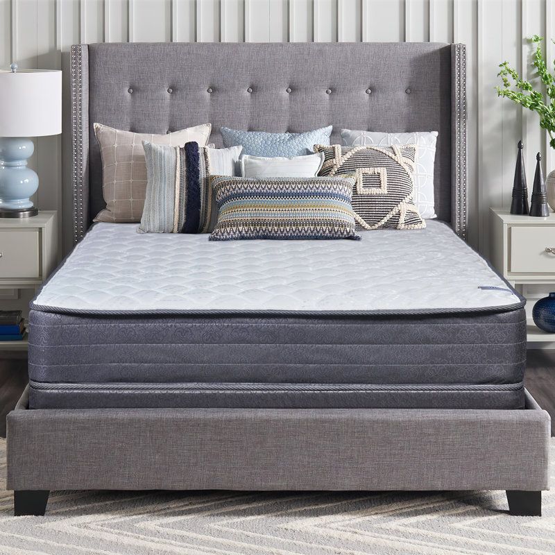 Alwyn Home Lushton 16'' Firm Hybrid Mattress and Box Spring, Queen