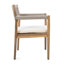Ensemble de 2 chaises d'extérieur tressées en bois d'acacia