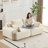 Boneless Modern Memory Compressed Sofa,2 Seater Sectional Couches For Living Room,Pet-Friendly Cloud Modular Sectional Sofa, ,Extra Deep Loveseat,No Assembly Required-393679027