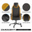 Fauteuil de jeu et de course pivotant en similicuir ergonomique Inbox Zero-1035943958