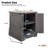 Farmhouse Nightstand with Adjustable Shelf-375297787
