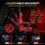 LUCKRACER Swiveling PC & Racing Game Chair-132650041