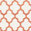 Tapis intérieur / extérieur beige / orange à motif géométrique Ammundsen-654200481