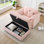 Fauteuil confortable pour une personne avec tabouret de rangement et deux ports USB, idéal pour le salon et la chambre à coucher