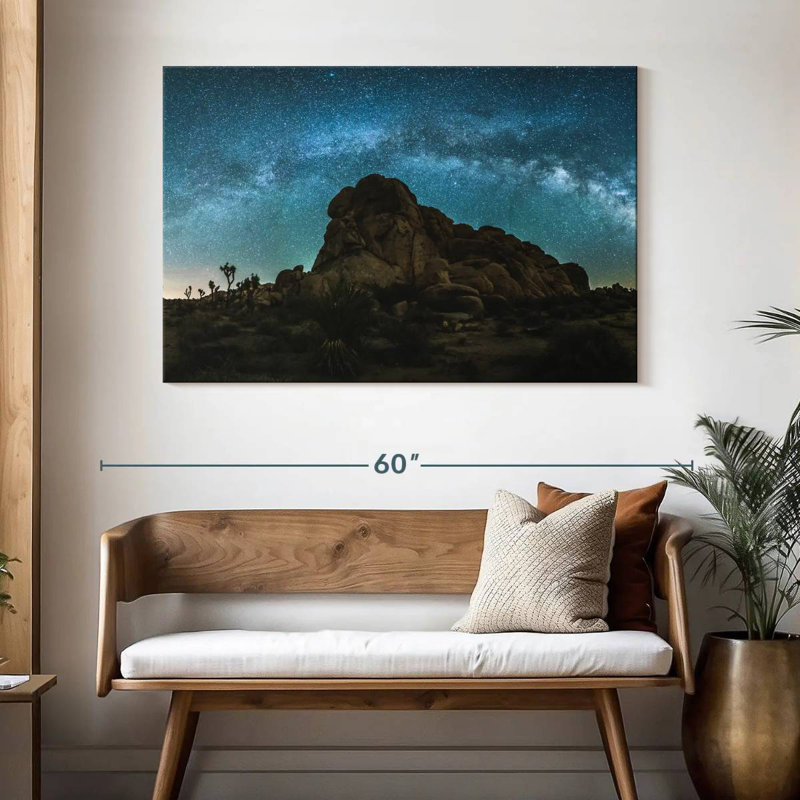 Oberle Joshua Tree, ciel nocturne, H 32 po x l 48 po