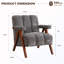 Chaise d'appoint rembourrée en forme de nuage-6109659