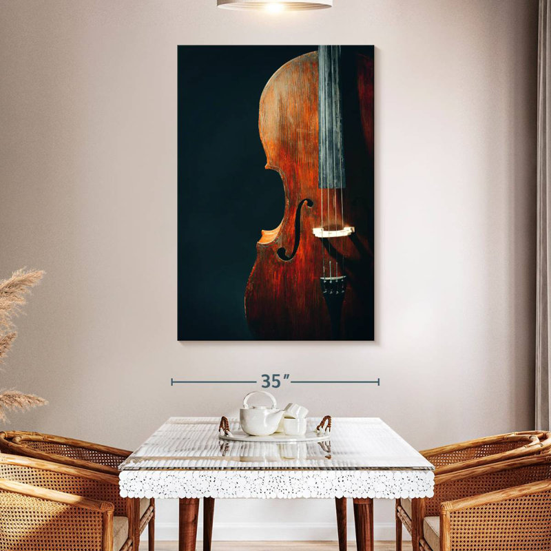 Abarca Classical Old Cello, 51" H x 34" W