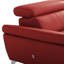 Milton Keynes Italian Leather Electric Reclining Corner Sofa with Adjustable Headrests and Adjustable Armrests-1488980999-1488980995
