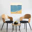 Seagulls On The Beach Abstract Contemporary Minimalist Seagull Bird Coastal Wall Art Print 1 Piece Wrapped Canvas Wall Art-316080651