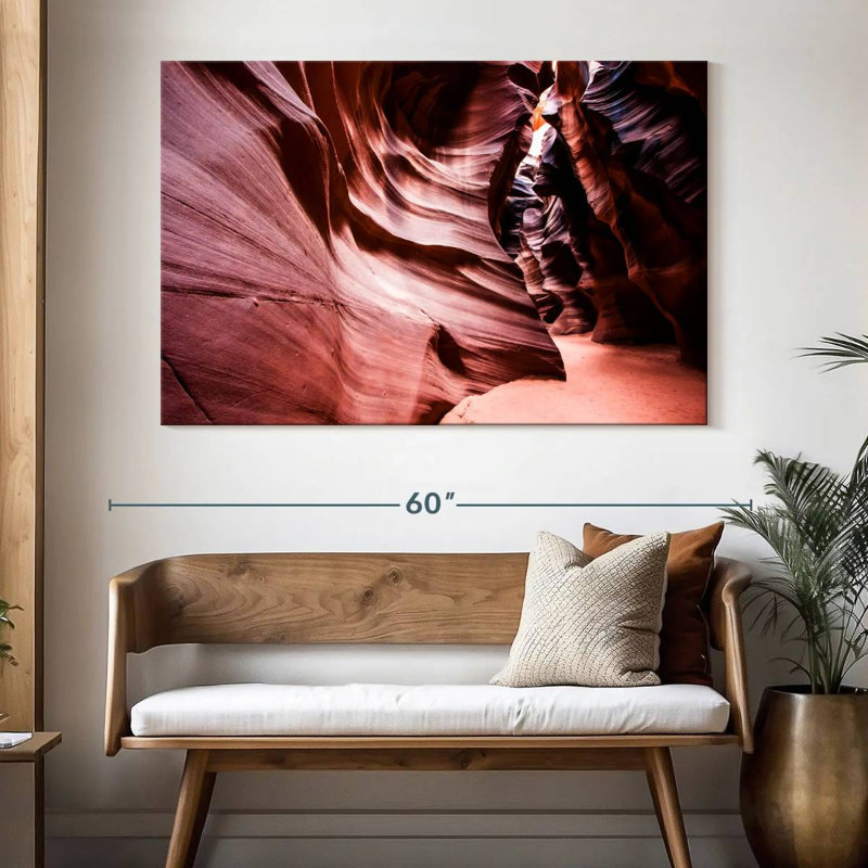 Alvord se forme dans Antelope Canyon, Arizona, H 34 po x l 51 po
