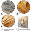 Peinture abstraite or et blanc Spiral I - Abstract Spirals Wall Art-962146844-881053973