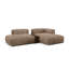Betsayda 2 Seater Corduroy Corner Sofa -257792771
