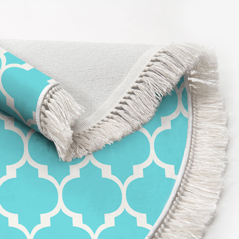 Ensemble de tapis de bain 2 pièces Franklyn, Bleu / blanc