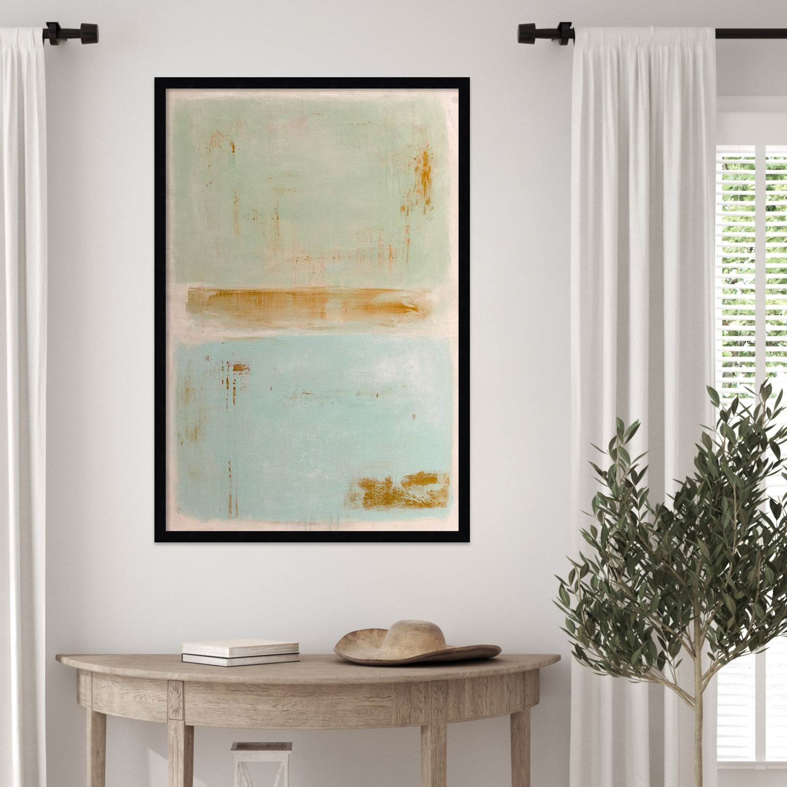 Soft Sided Print by Erin Ashley, 33" H x 23" W, Black