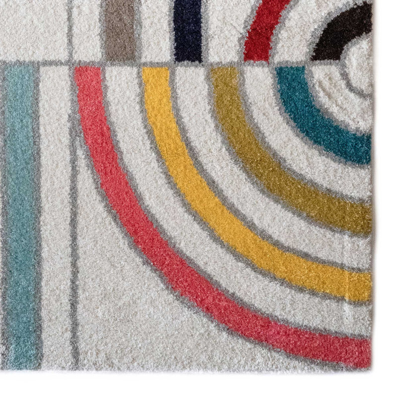 Henry-James Performance Abstract Indoor Rug, Rectangle 5' x 8'